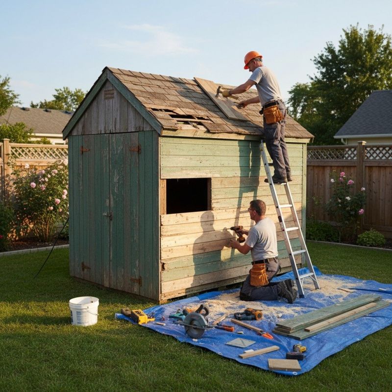 Shed Roof Maintenance